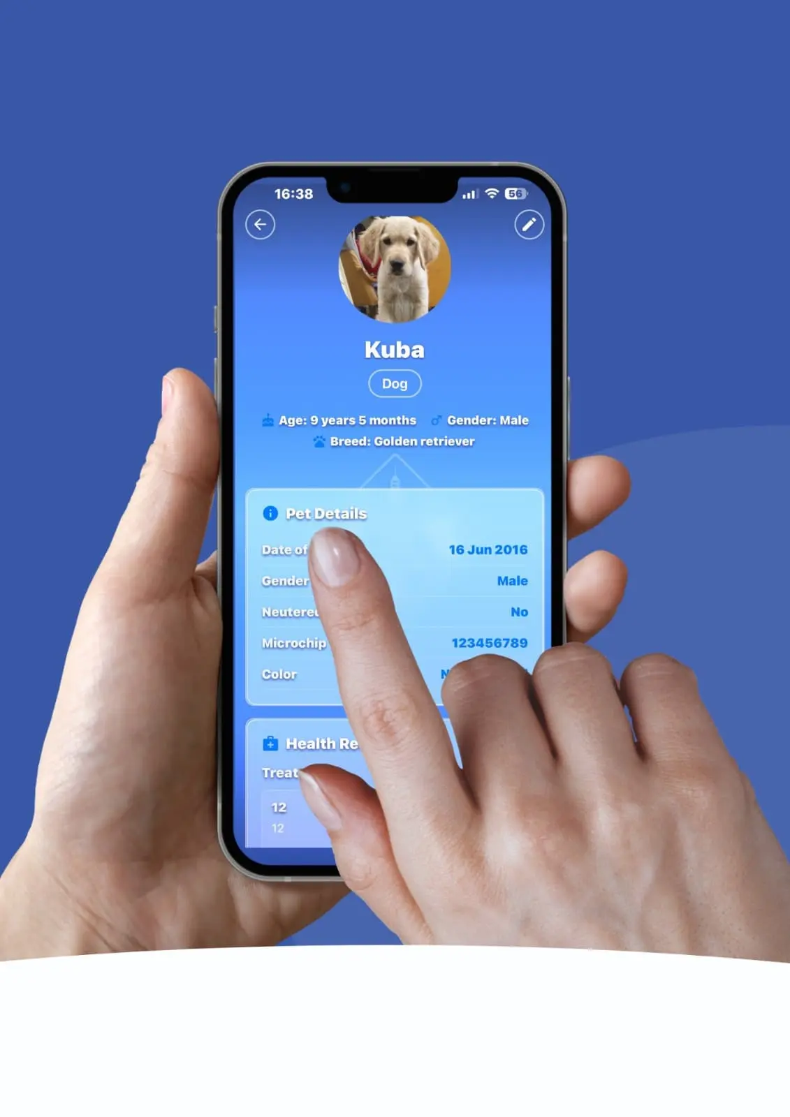 Ветеринарен лекар работи с PetPaw софтуер